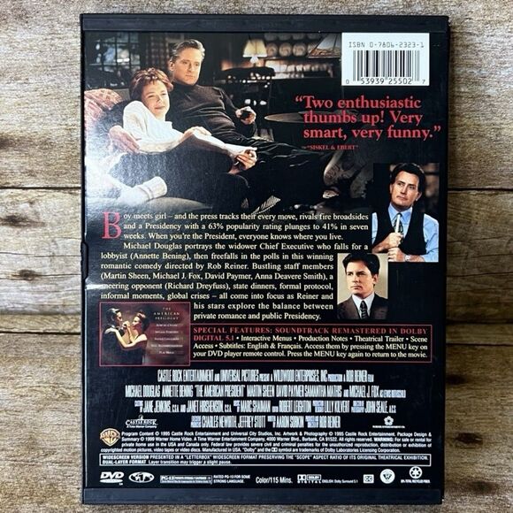 The American President (DVD, 1999) Michael Douglas, Annette Bening - Picture 2 of 3